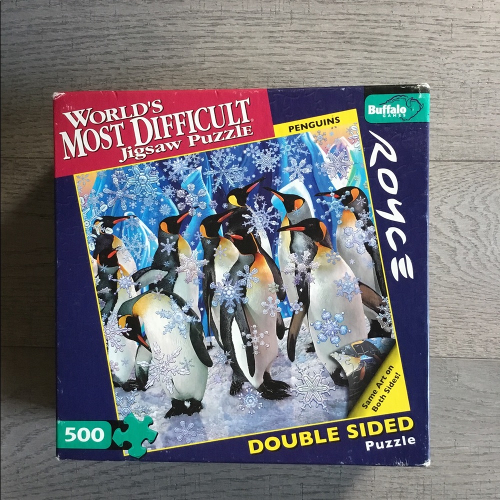 Penguins 529 Pc Double Sided Puzzle